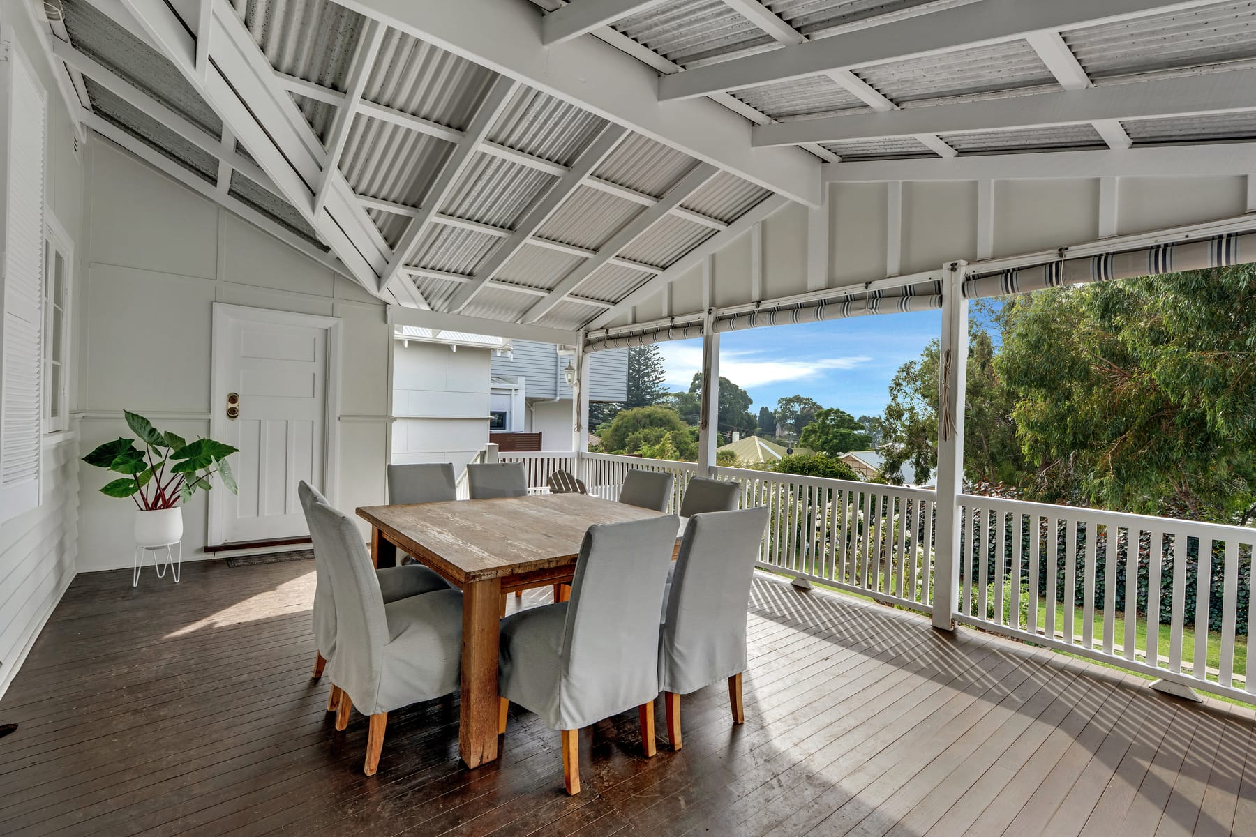 Example professional photograph of a property veranda